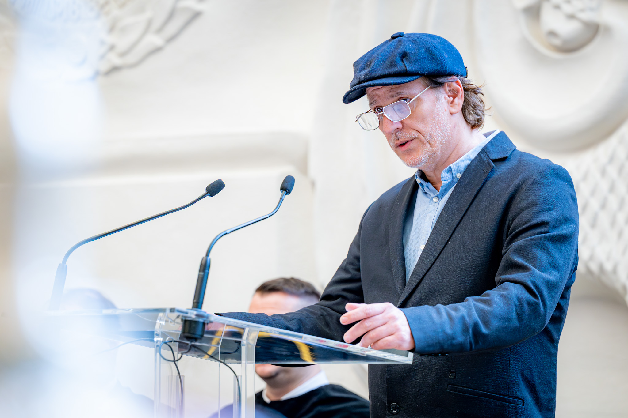 Szabolcs Szabadfi – or ‘Szabi the Baker’ – founder of Bomboloni Kft., also spoke about the value of the partnership with the institution at the event (Photo: András Adorján)